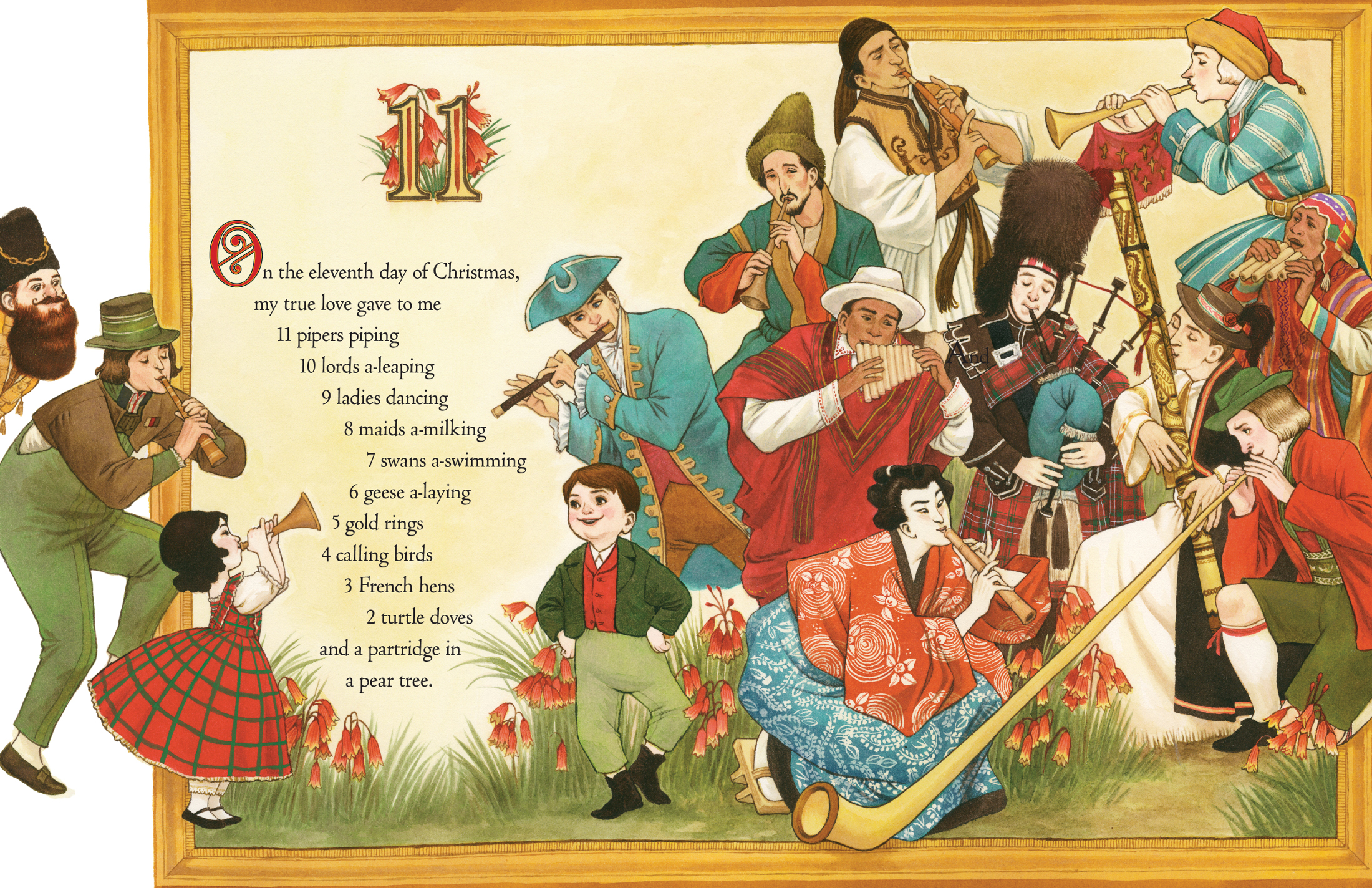 Leuyen Pham The Twelve Days Of Christmas Illustrations C 2014 Twelve Days Of Christmas Christmas Celebrations Christmas Crafts