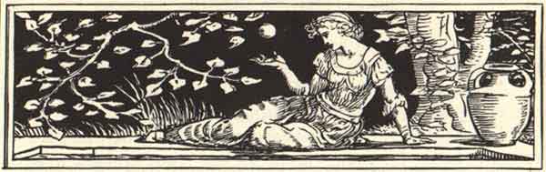 An 1886 Illustration of 'The Frog King' by Walter Crane