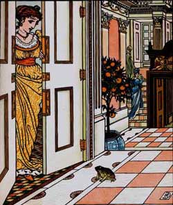 An Illustration from 1874 of 'The Frog King' by Walter Crane (Heiner 2002)