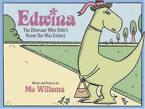 cover for Edwina, The Dinosaur Who Didn't Know She Was Extinct