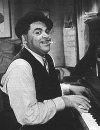 'Say up in Harlem at a table for two/There were four of us/Me, your big feet and you' (my favorite Fats Waller lyrics, by far)