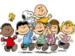 The Peanuts Gang; click on image to visit the official site