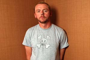 Simon Pegg. Anyone else see him on Letterman this week? Heavens, it was funny.