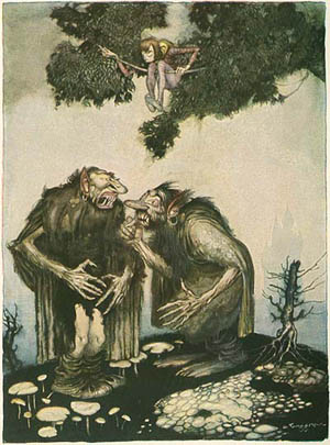 from Gustaf Tenggren's 1923 edition of Grimms Fairy Tales