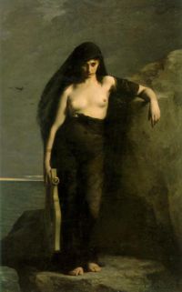 Sappho by Charles Mengin