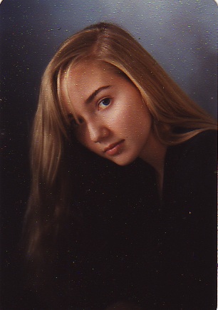Senior picture, Glamour Shots style. Ergh.