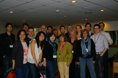 Almost all the authors - photo from Sara Zarr’s blog.